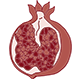 The Chronic pomegranate logo